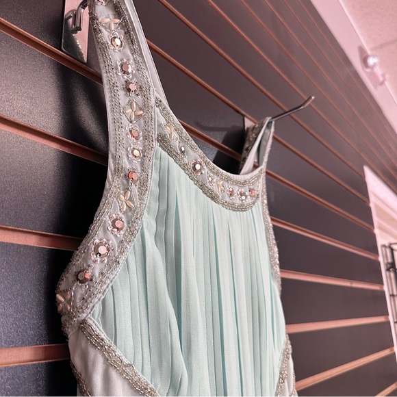 Forever 21 Ball Gown Dress Teal Green Formal Small - Picture 16 of 16